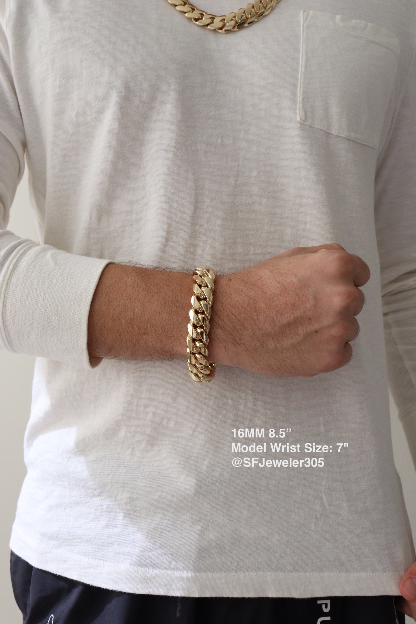 16MM Cuban Link Bracelet