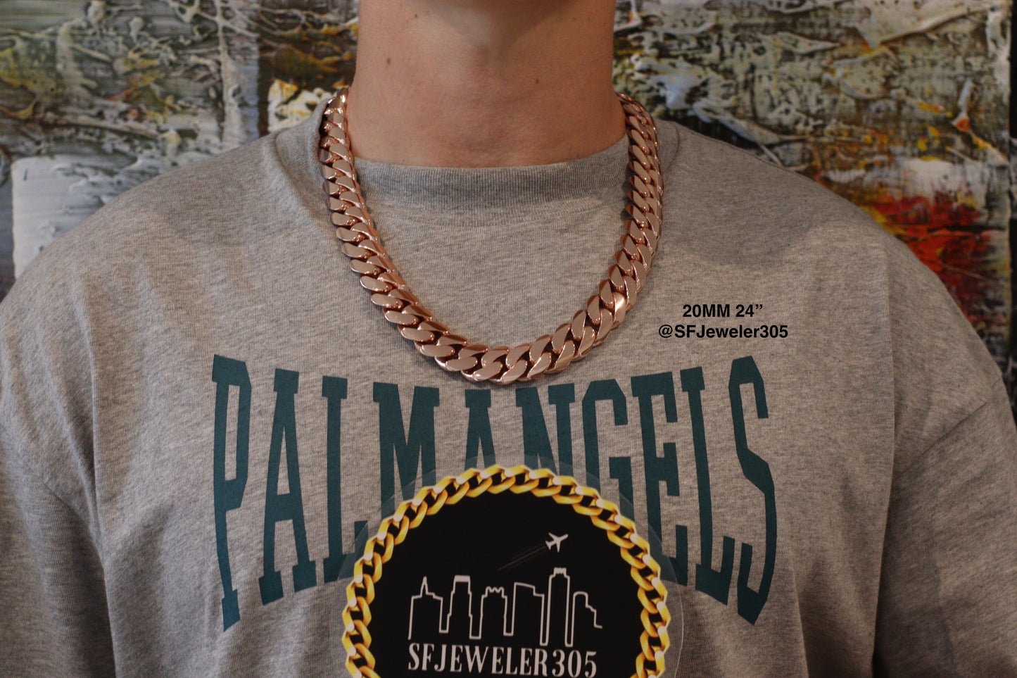 20MM Miami Cuban Link Chain – Premium 14k Gold Over .999 Silver