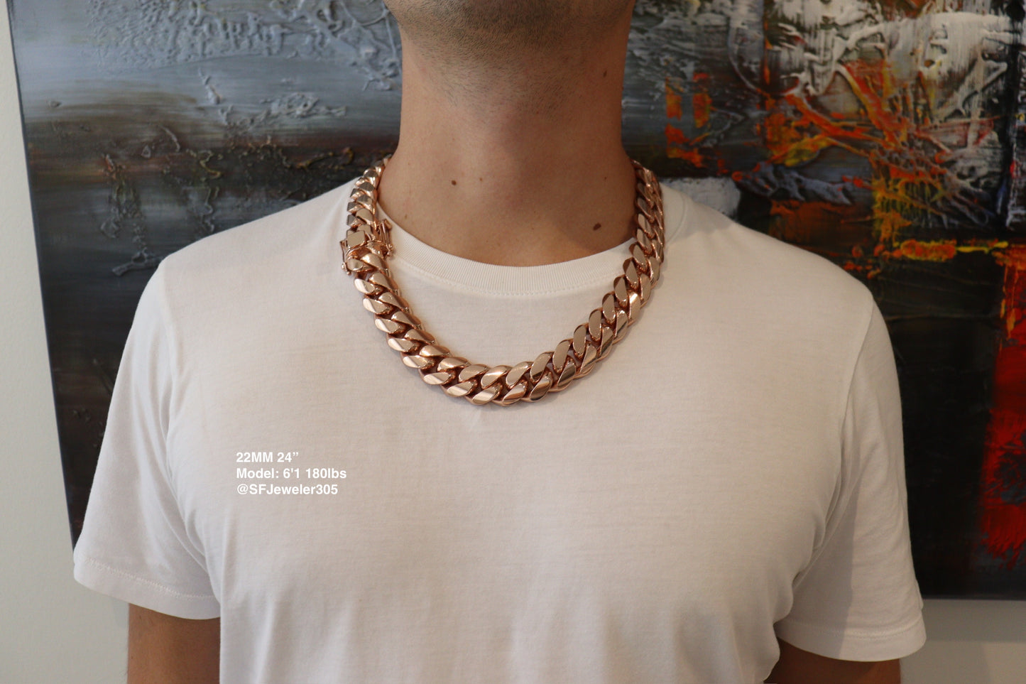22MM Cuban Link Chain