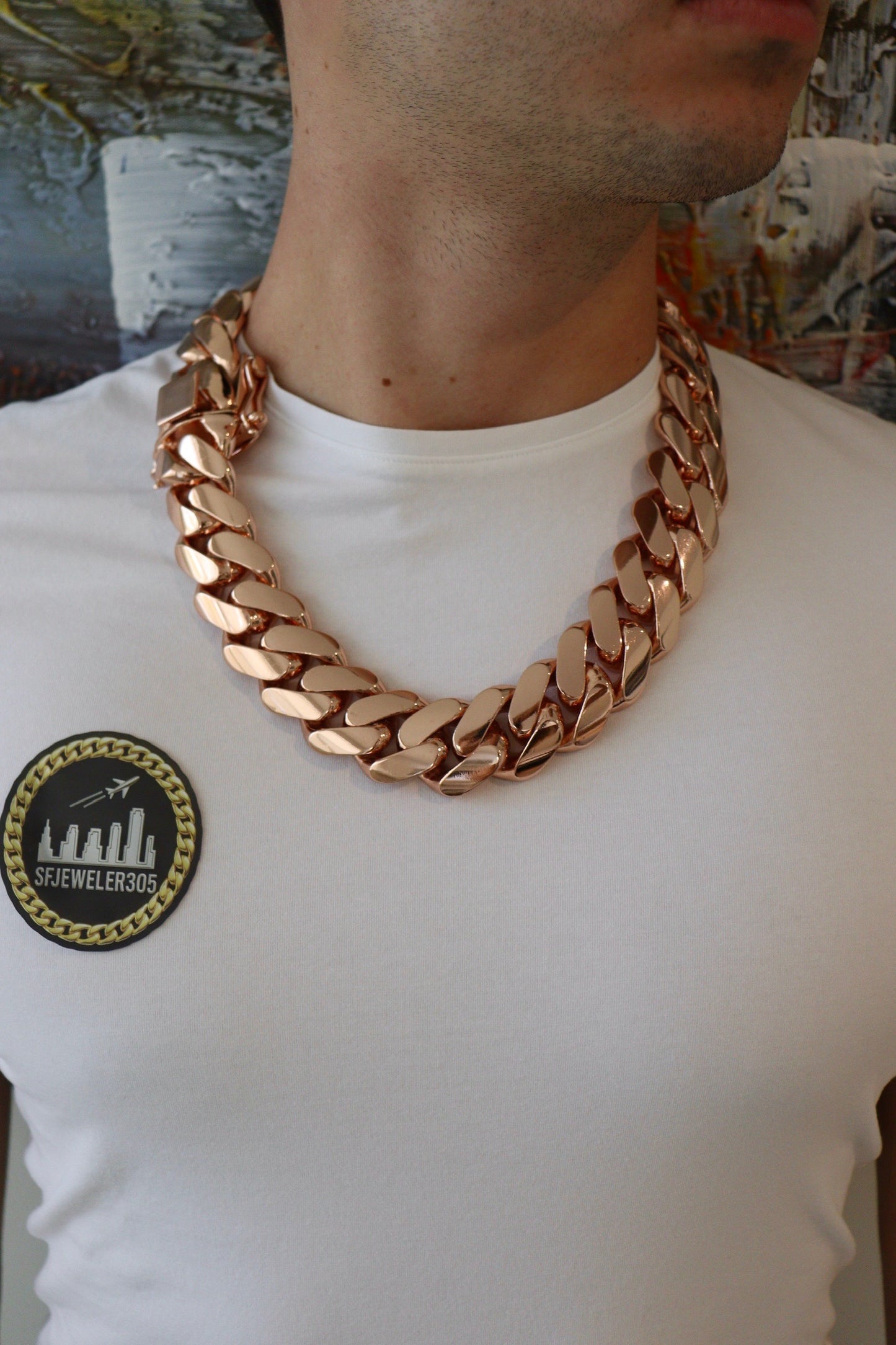 30MM Miami Cuban Link Chain – Premium 14k Gold Over .999 Silver