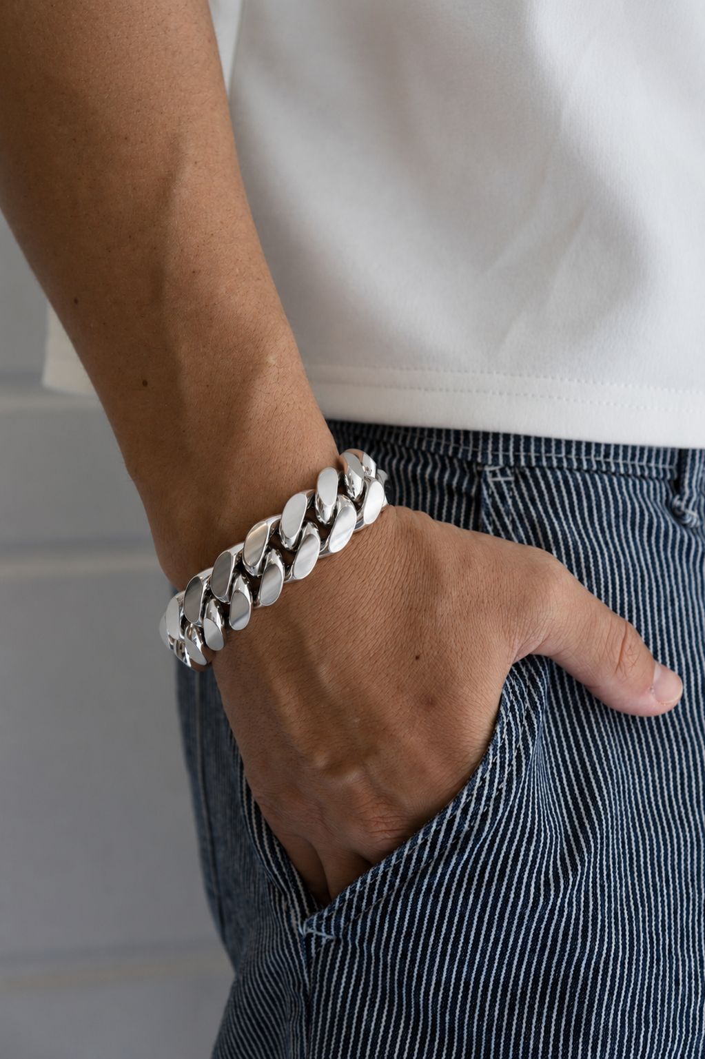 22MM Miami Cuban Link Bracelet – Premium .999 Silver