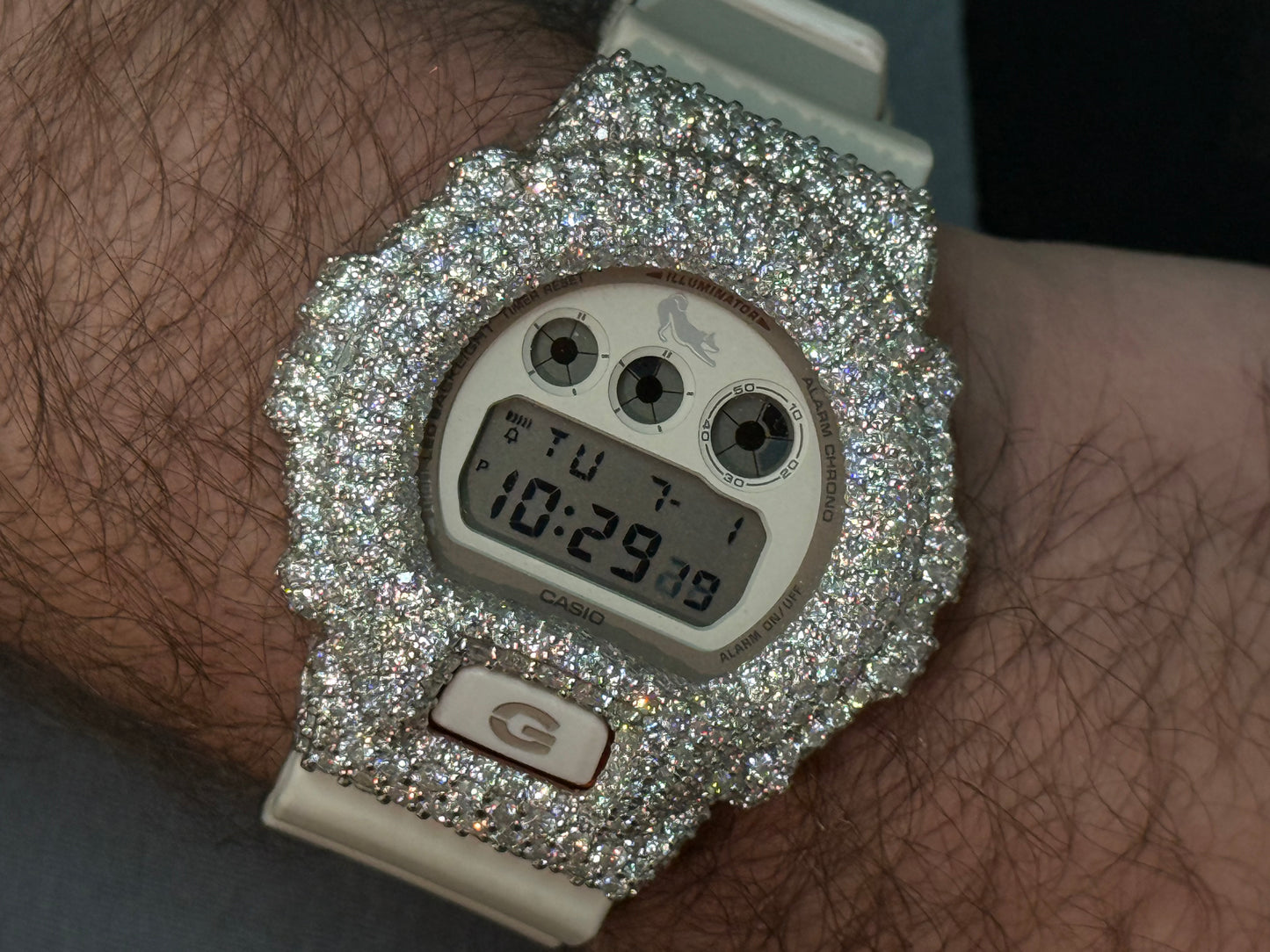 G-SHOCK (41MM) + VVS1 Moissnaite Stones