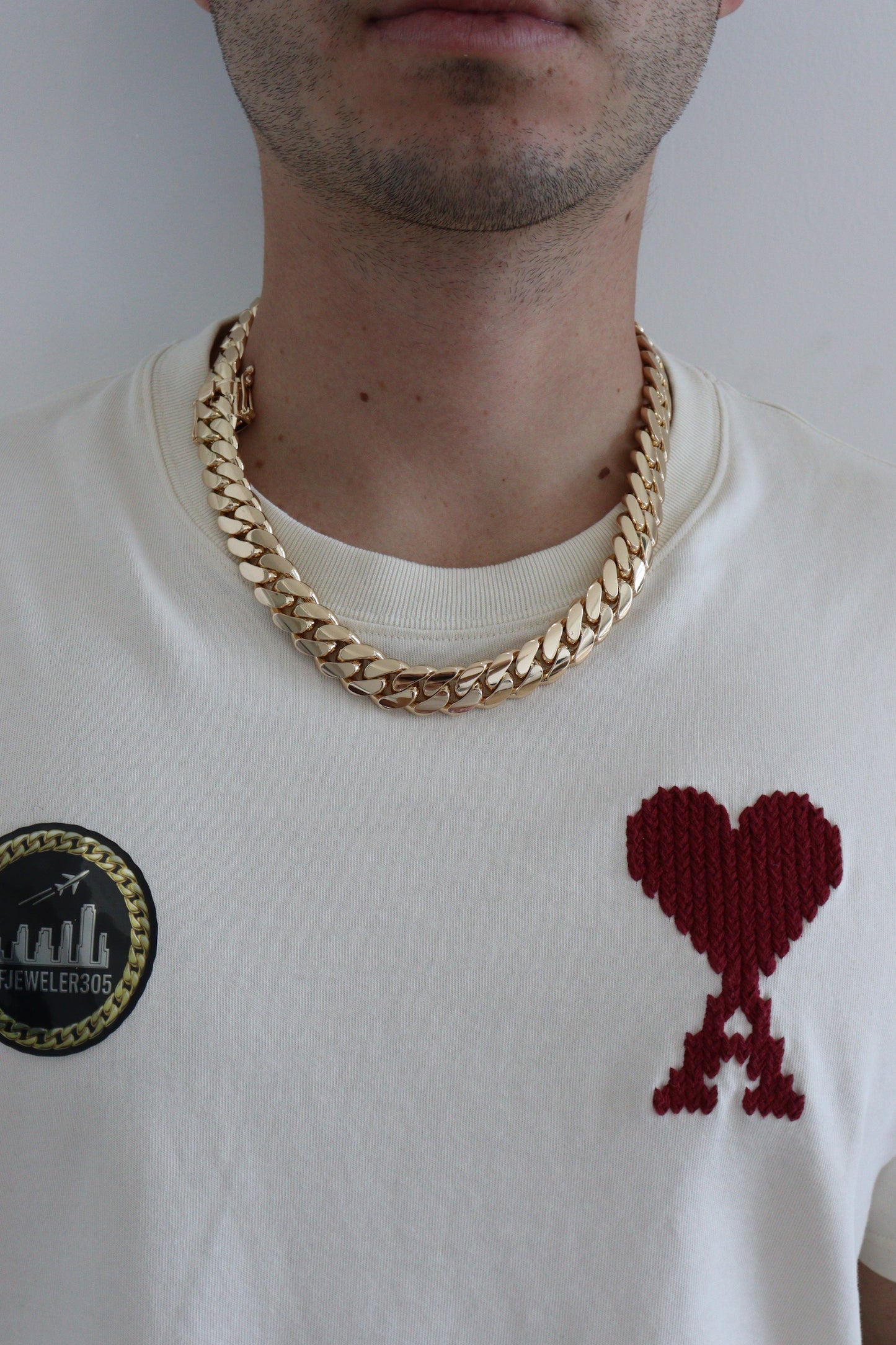 16MM Miami Cuban Link Chain – Premium 14k Gold Over .999 Silver