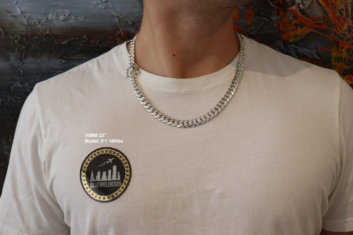 10MM Miami Cuban Link Chain – Premium 14k Gold Over .999 Silver