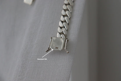 10MM Miami Cuban Link Chain – Premium .999 Silver