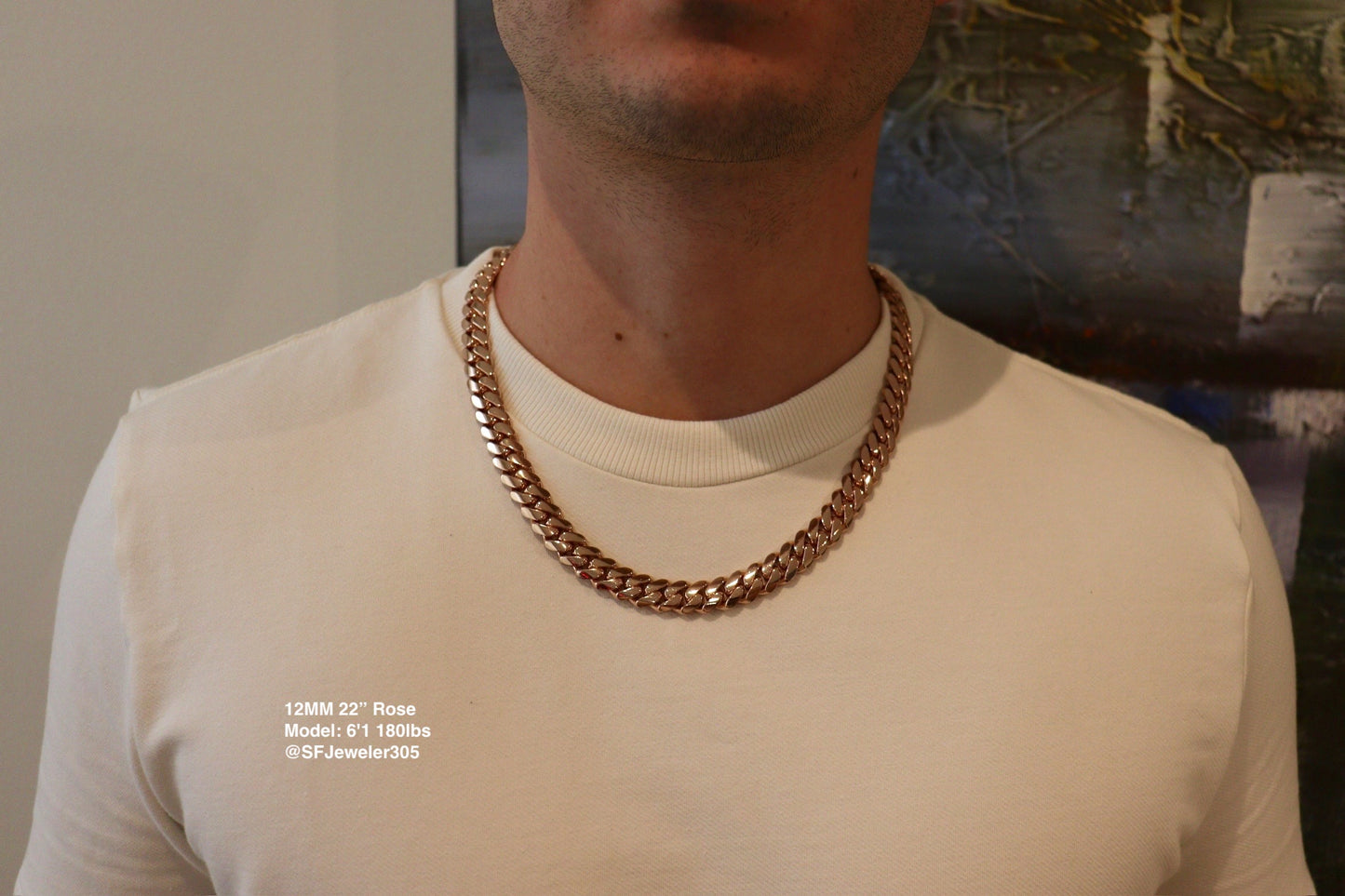 12MM Miami Cuban Link Chain – Premium 14k Gold Over .999 Silver