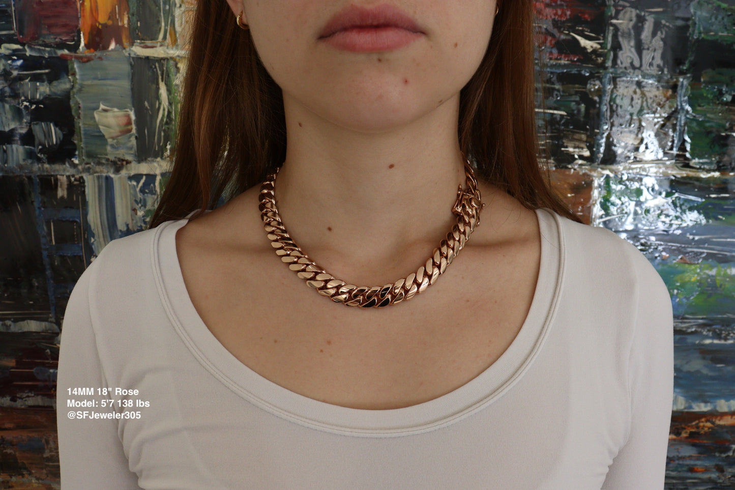 14MM Miami Cuban Link Chain – Premium 14k Gold Over .999 Silver