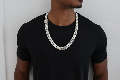 16MM Miami Cuban Link Chain – Premium .999 Silver