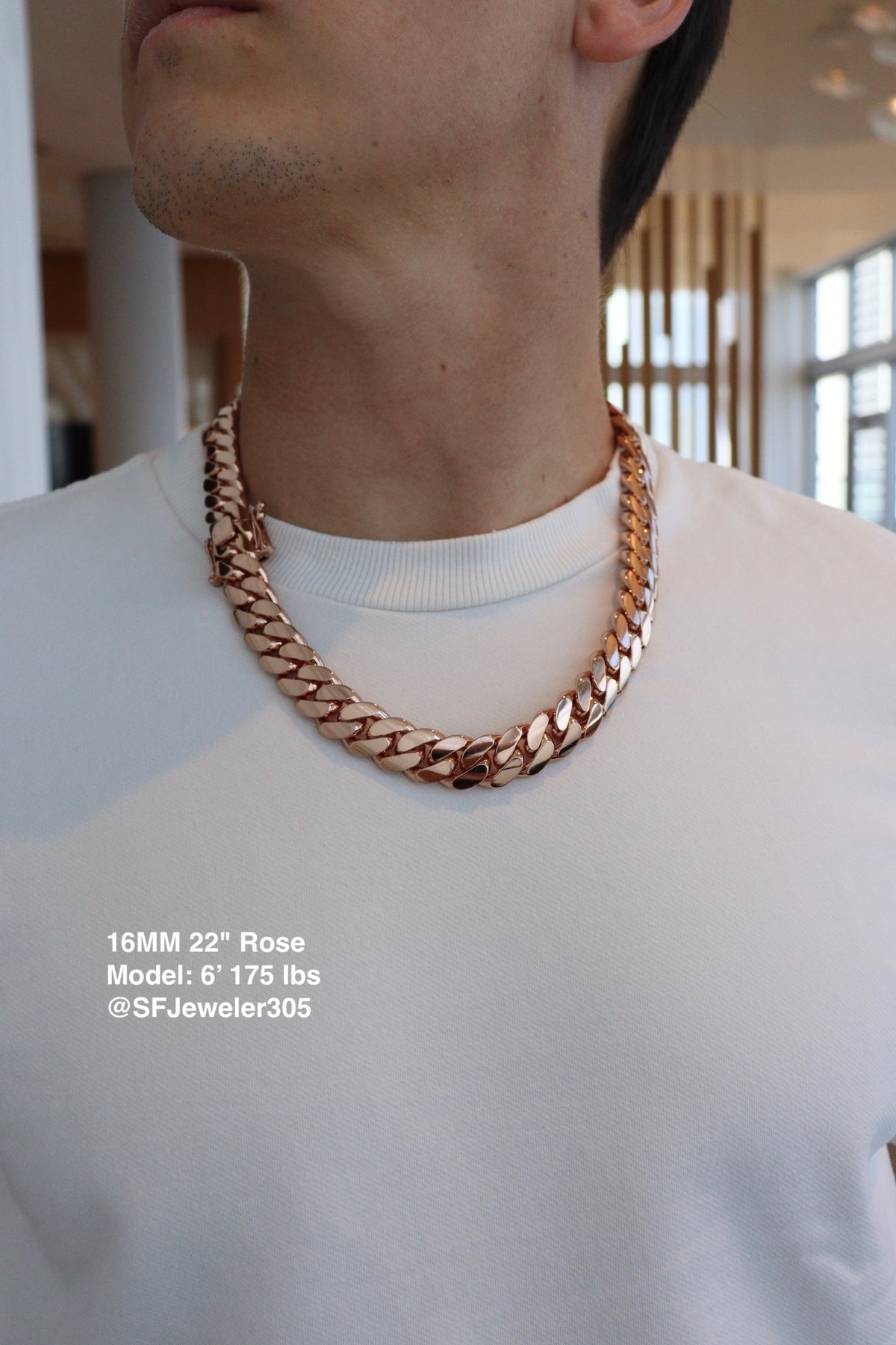 16MM Miami Cuban Link Chain – Premium 14k Gold Over .999 Silver