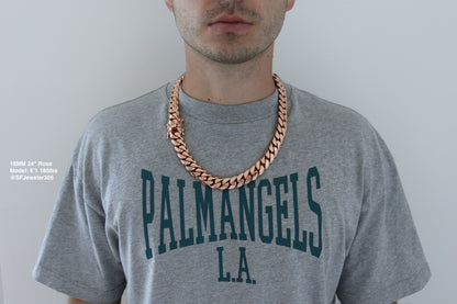 18MM Miami Cuban Link Chain – Premium 14k Gold Over .999 Silver