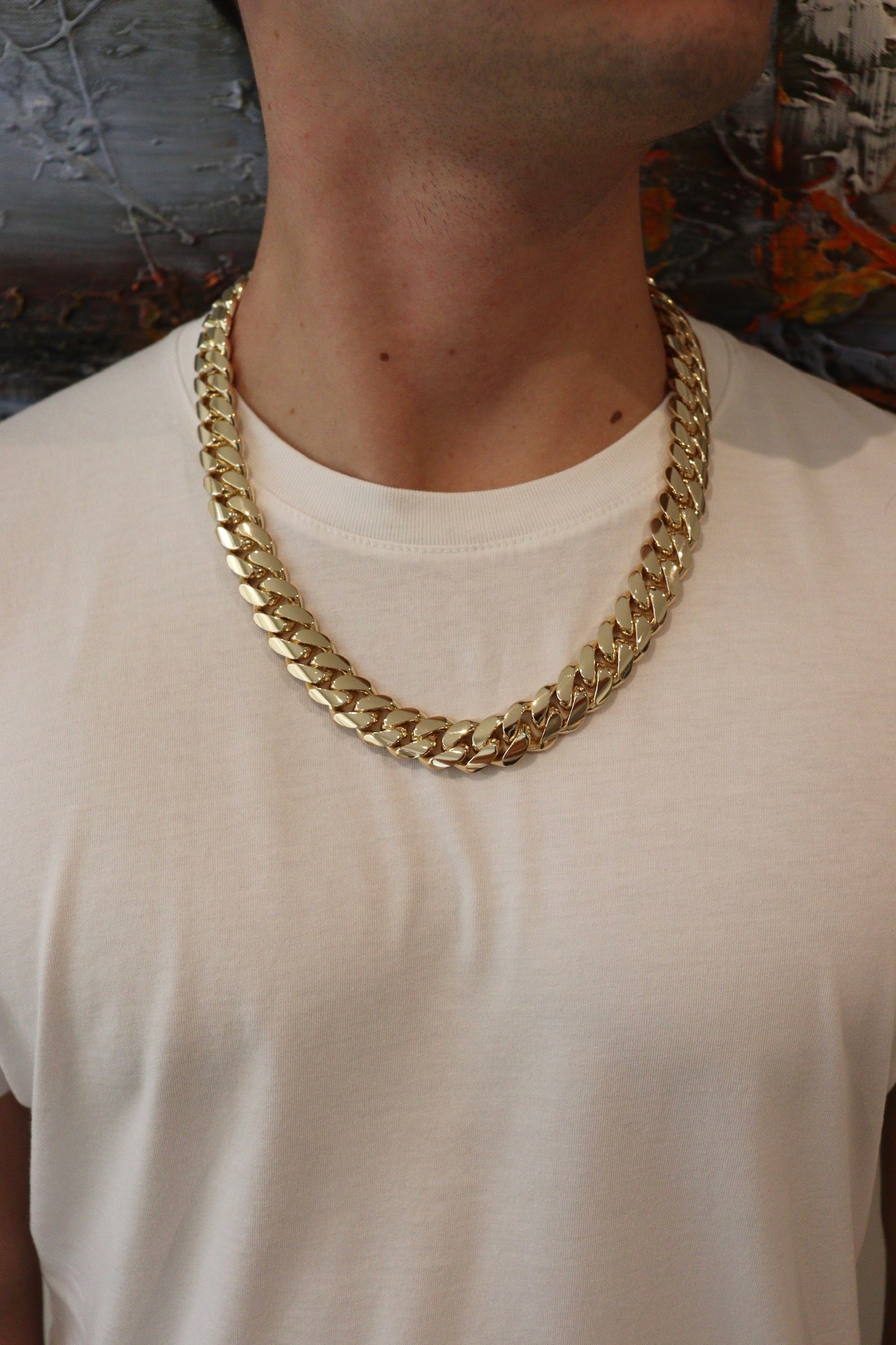 16MM Miami Cuban Link Chain – Premium 14k Gold Over .999 Silver