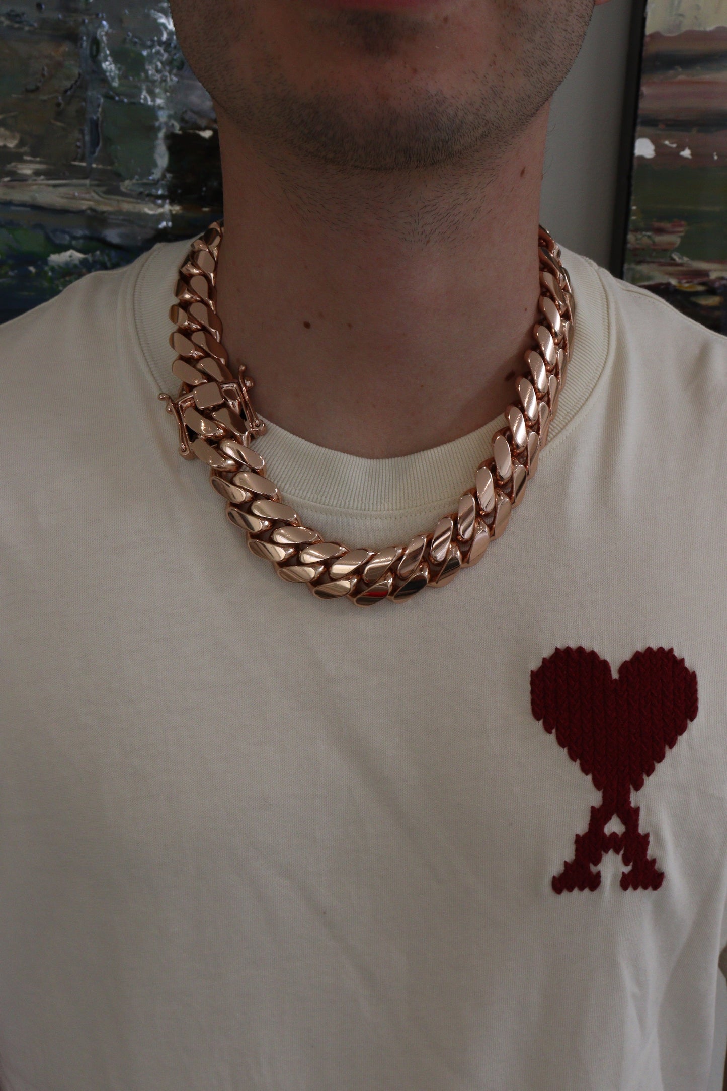 24MM Miami Cuban Link Chain – Premium 14k Gold Over .999 Silver