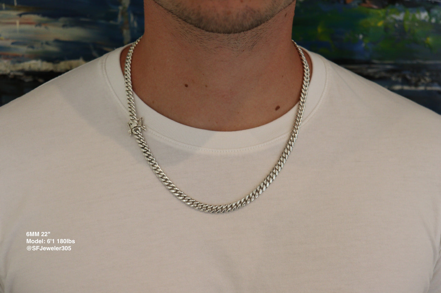 6MM Miami Cuban Link Chain – Premium .950 Silver