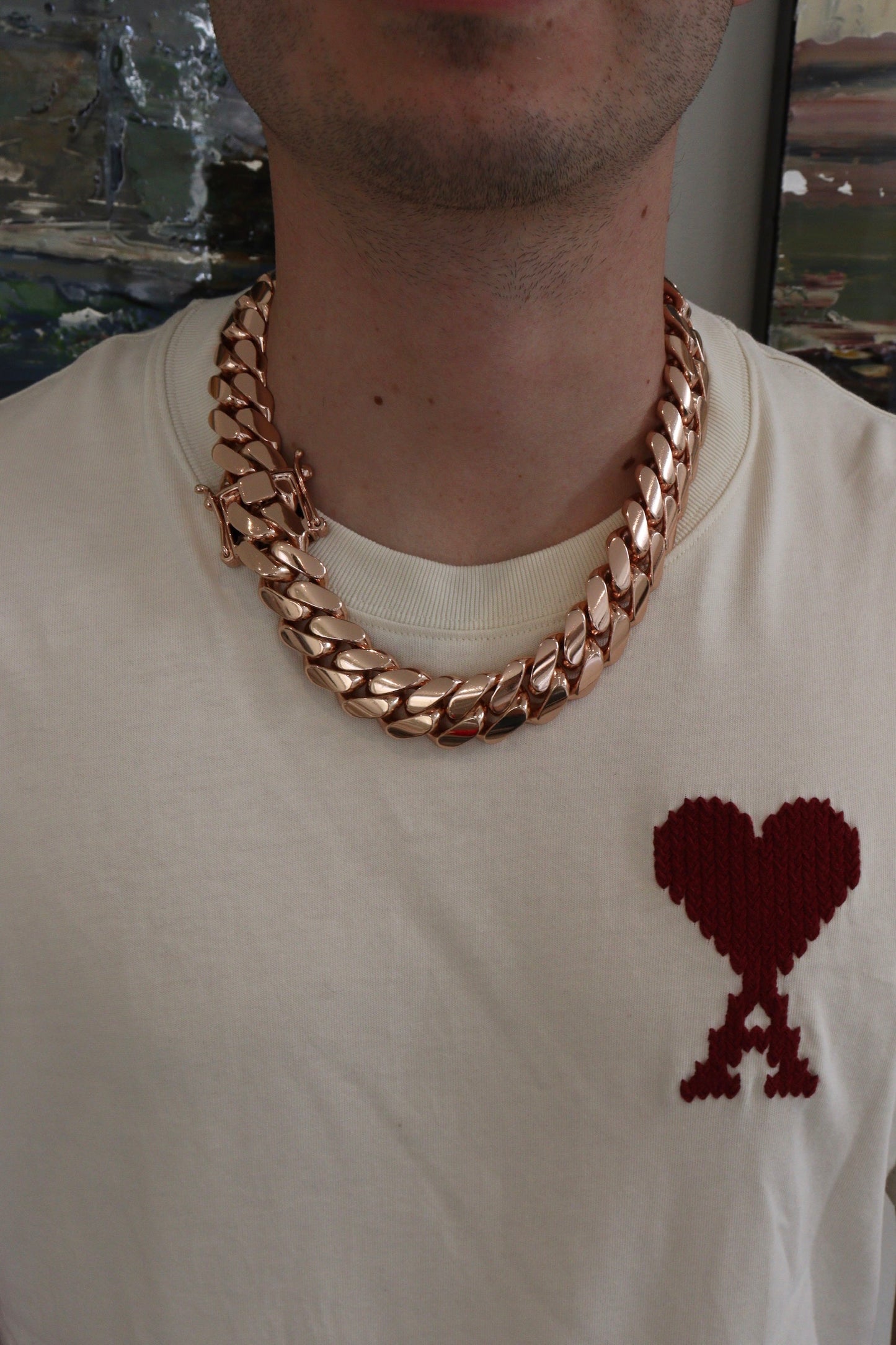 24MM Miami Cuban Link Chain – Premium 14k Gold Over .999 Silver