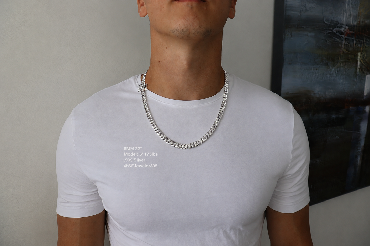 8MM Miami Cuban Link Chain – Premium .999 Silver