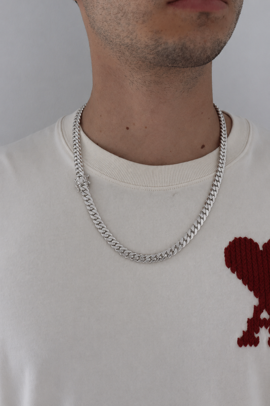 8MM Miami Cuban Link Chain – Premium .999 Silver