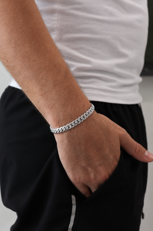 8MM Miami Cuban Link Bracelet – Premium .999 Silver