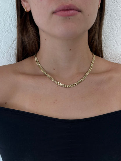 6MM Miami Cuban Link Chain – Premium 14k Gold Over .950 Silver
