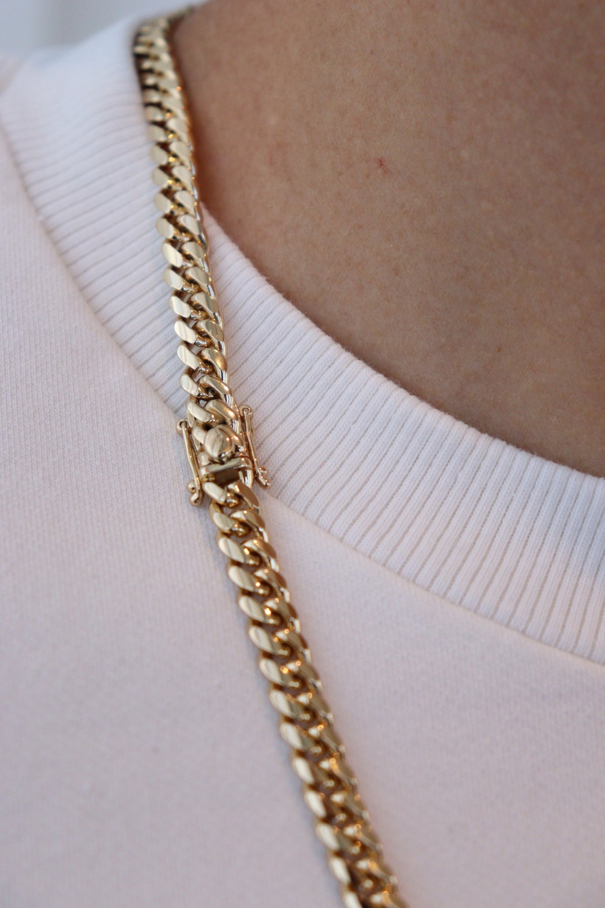 6MM Miami Cuban Link Chain – Premium 14k Gold Over Silver