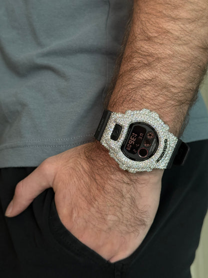G-SHOCK (41MM) + VVS1 Moissnaite Stones