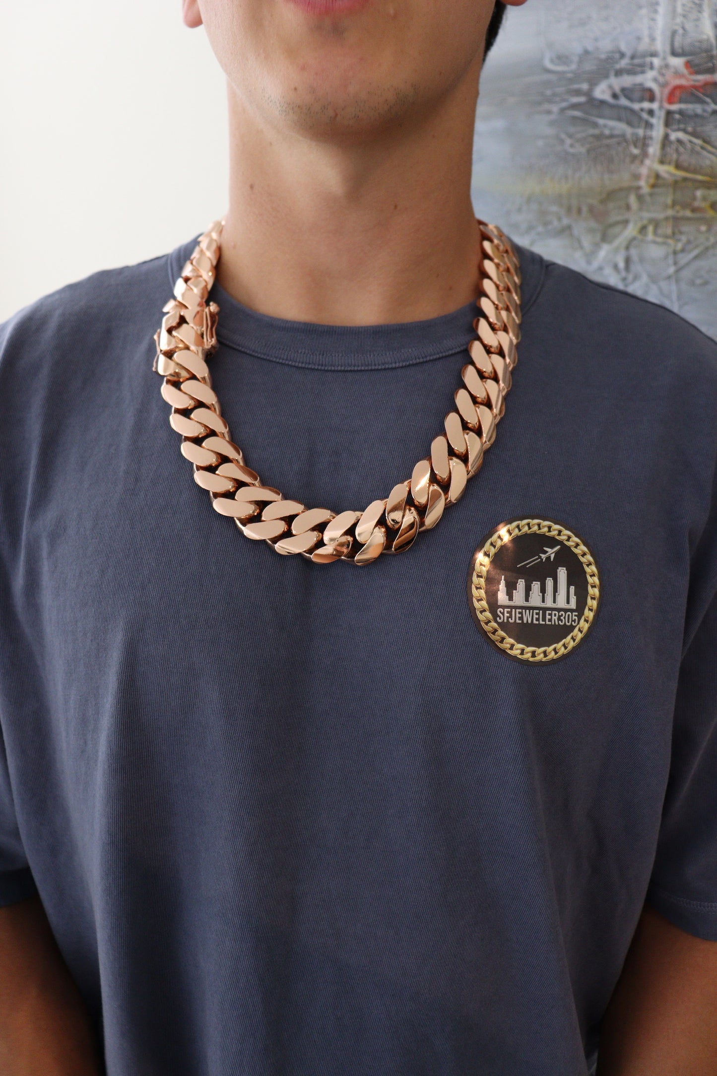 26MM Miami Cuban Link Chain – Premium 14k Gold Over .999 Silver