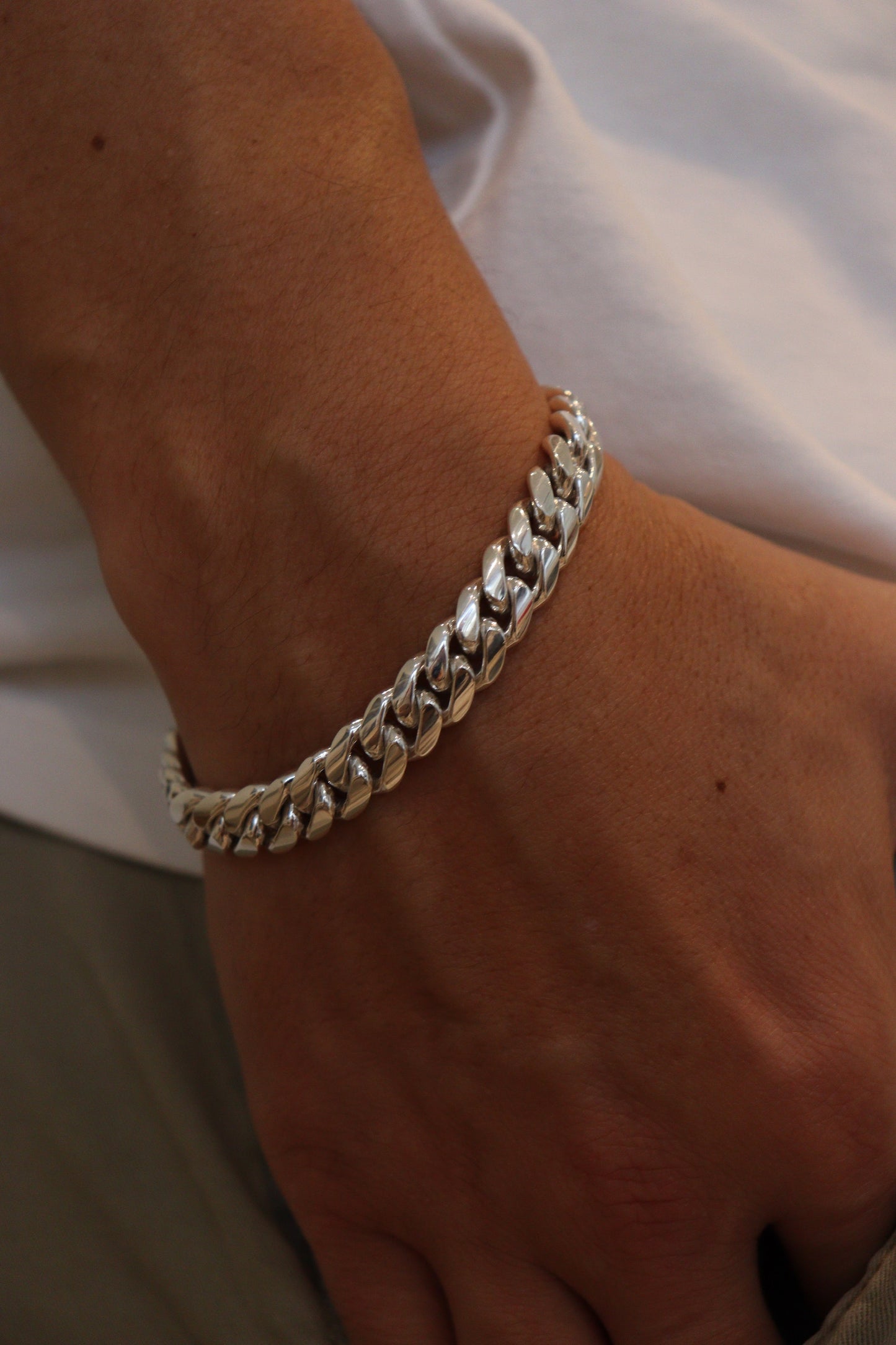 10MM Miami Cuban Link Bracelet – Premium 14k Gold Over .999 Silver