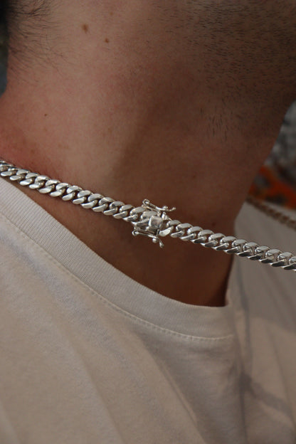 10MM Miami Cuban Link Chain – Premium 14k Gold Over .999 Silver