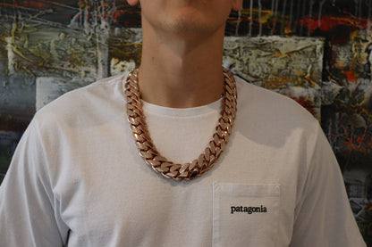 24MM Miami Cuban Link Chain – Premium 14k Gold Over .999 Silver