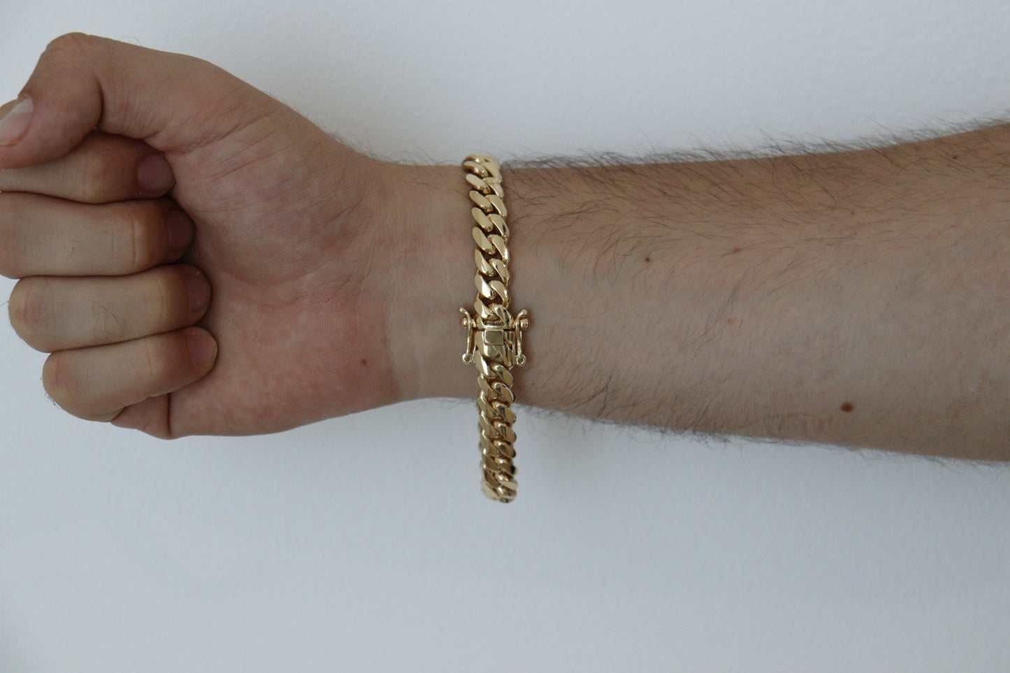 10MM 9” Chain 14K Rose Gold Over .999 Silver - Inventory