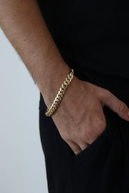 10MM 9” Chain 14K Rose Gold Over .999 Silver - Inventory