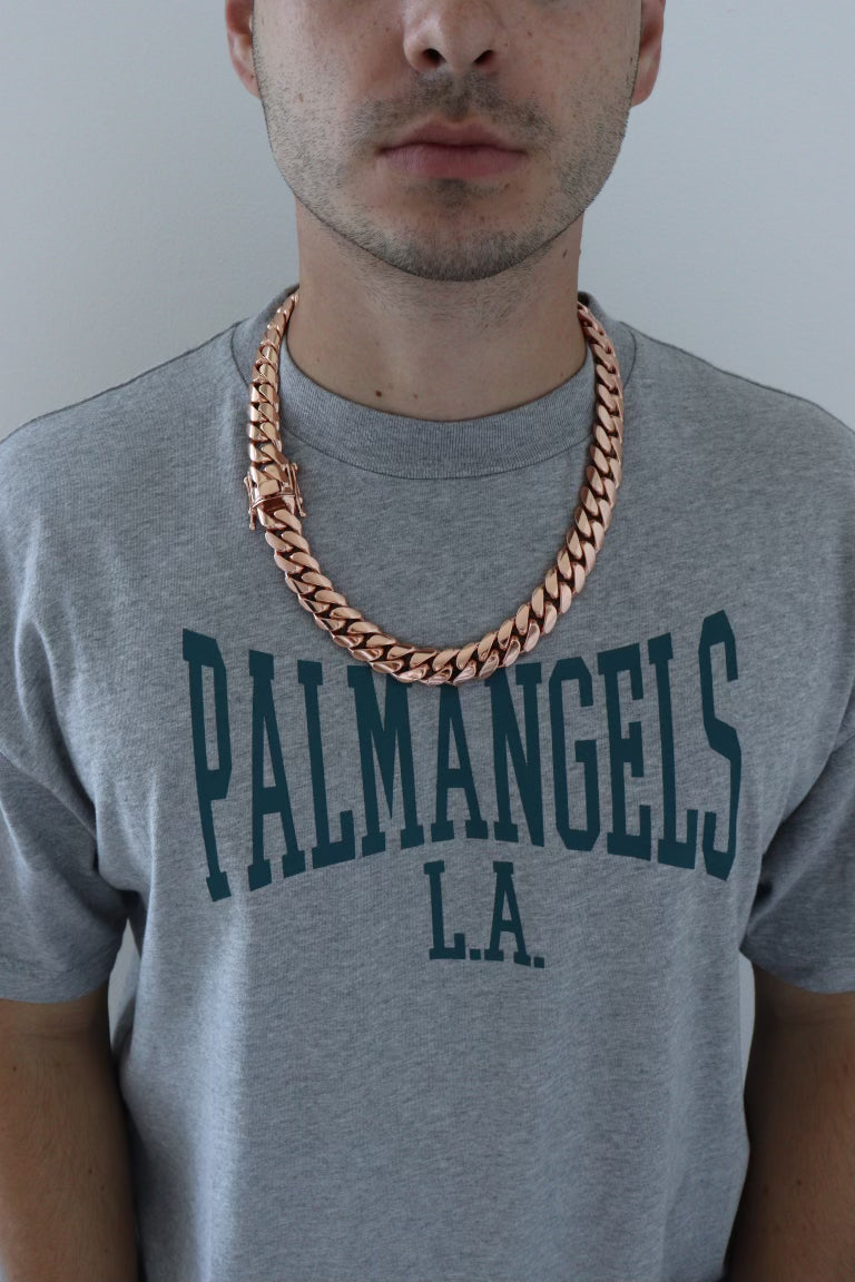 18MM Miami Cuban Link Chain – Premium 14k Gold Over .999 Silver