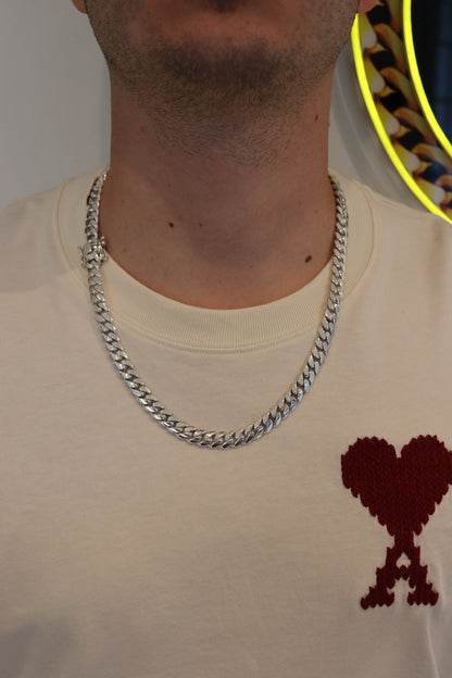 10MM Miami Cuban Link Chain – Premium .999 Silver