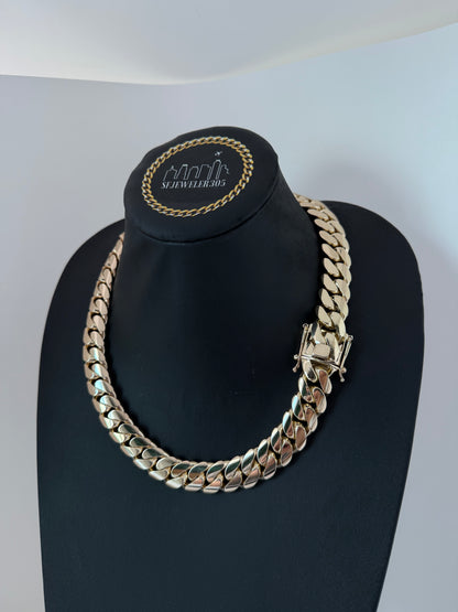 18MM 22” 14K Yellow Gold Over .999 Silver - 409 Grams - Inventory