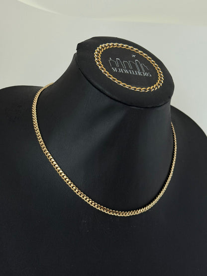 4MM 18" 14K Yellow Gold Over .999 Silver - 21 Grams - Inventory