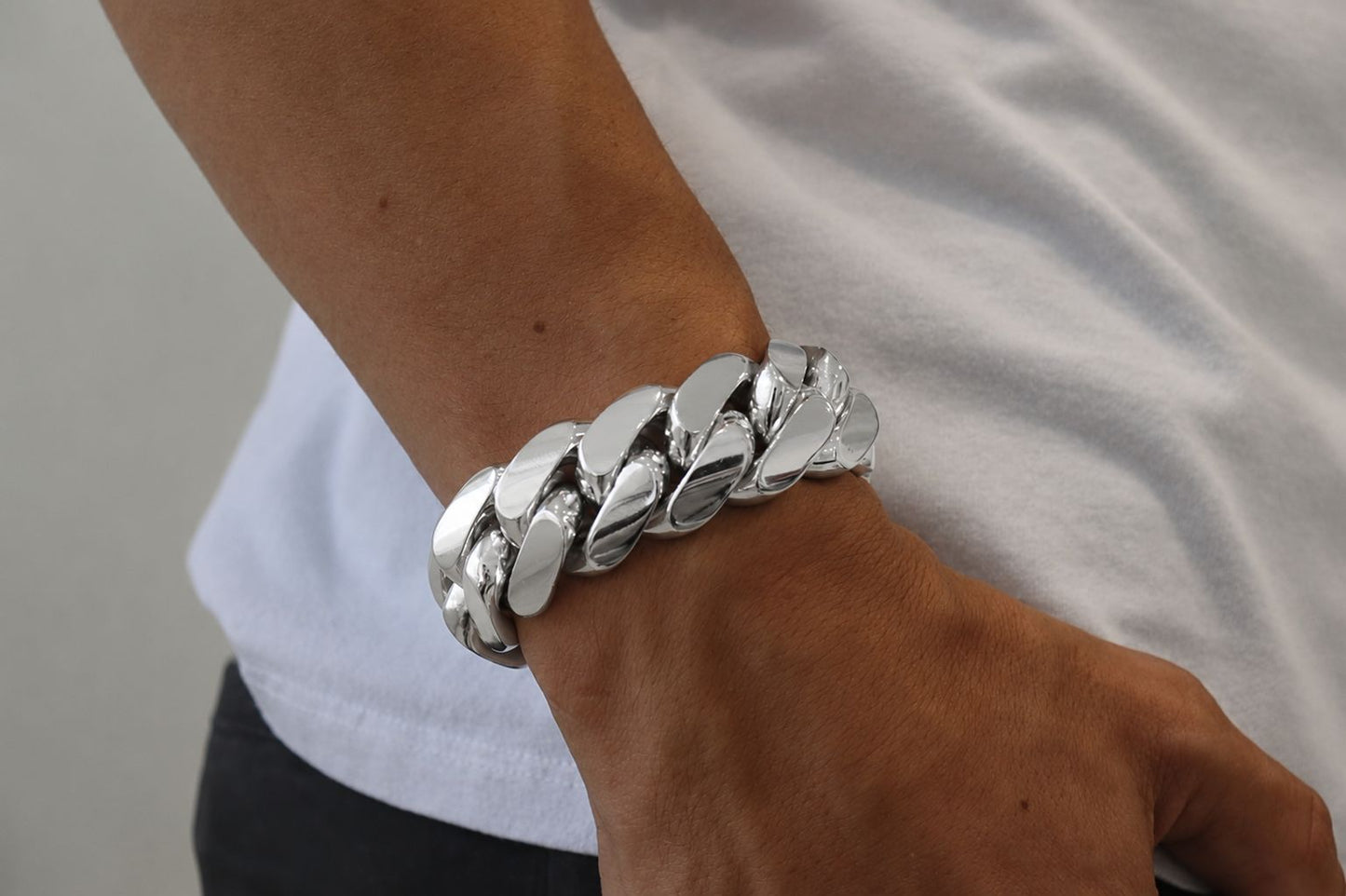 26MM Miami Cuban Link Bracelet – Premium .999 Silver