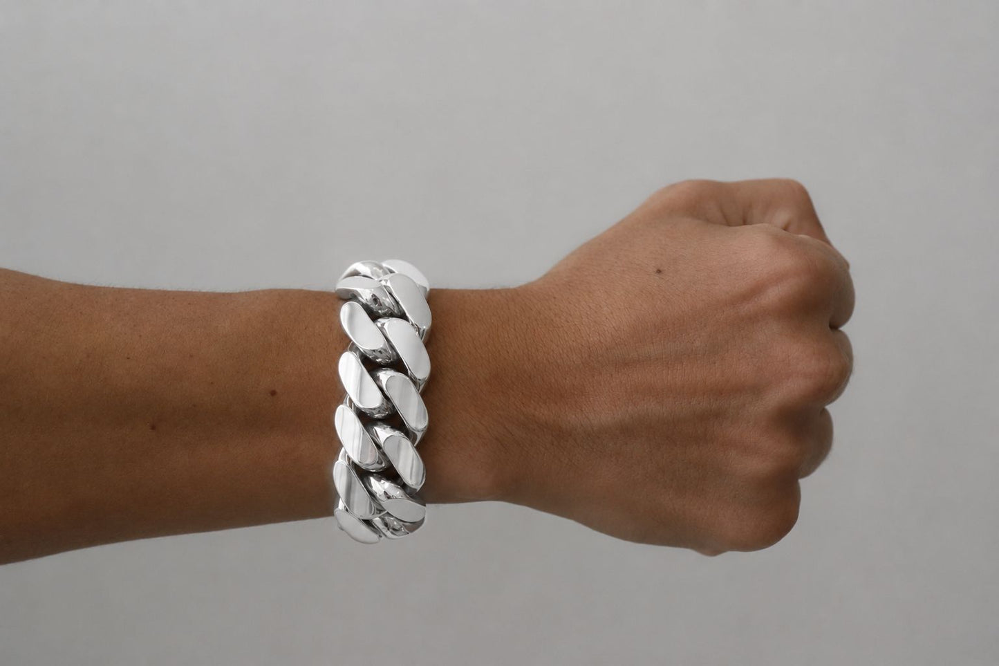 26MM Miami Cuban Link Bracelet – Premium .999 Silver