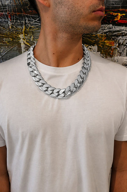 28MM Miami Cuban Link Chain – Premium .999 Silver