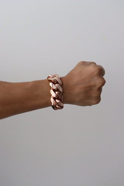 28MM Miami Cuban Link Bracelet – Premium 14k Gold Over .999 Silver