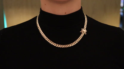 8MM Miami Cuban Link Chain – Premium 14k Gold Over .999 Silver